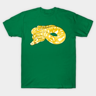 Burmese python snake cartoon illustration T-Shirt